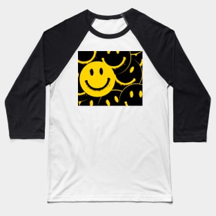 Yellow smile Baseball T-Shirt